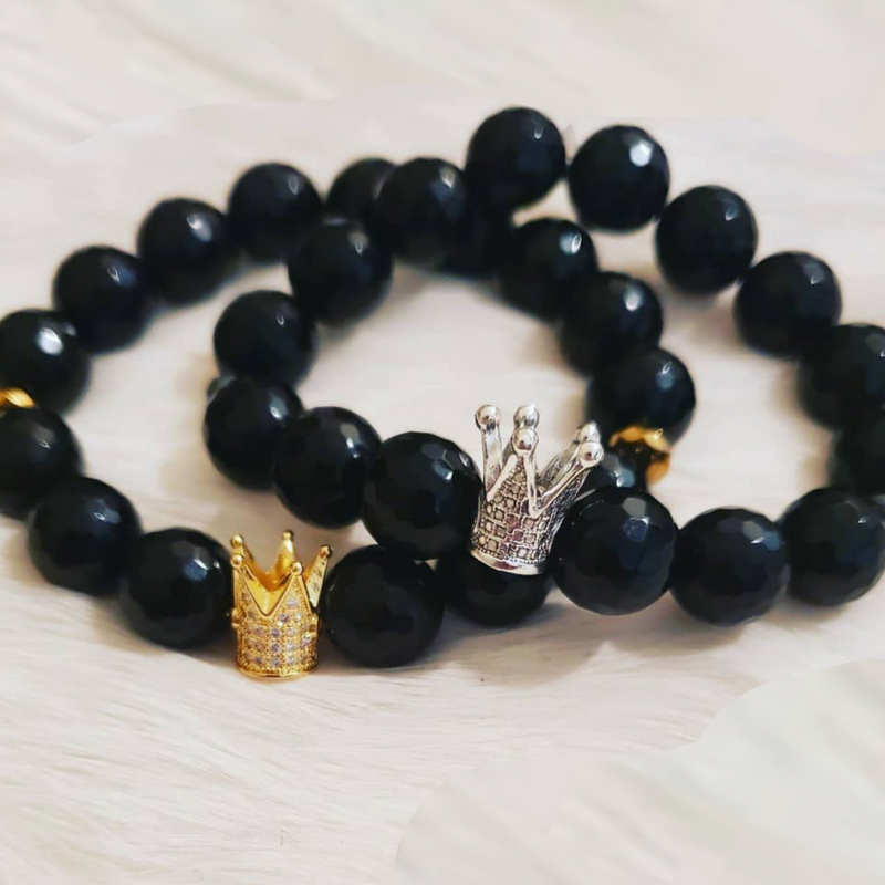 Beaded Crown Bracelet